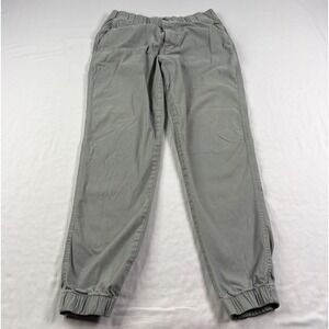 Bear Bottom Pants Mens Medium Gray Jogger Stretch Casual Chino Elastic Waist